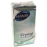 Manix Crystal Préservatifs 12 unités