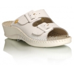 Scholl Chaussures Mules Week End Blanc